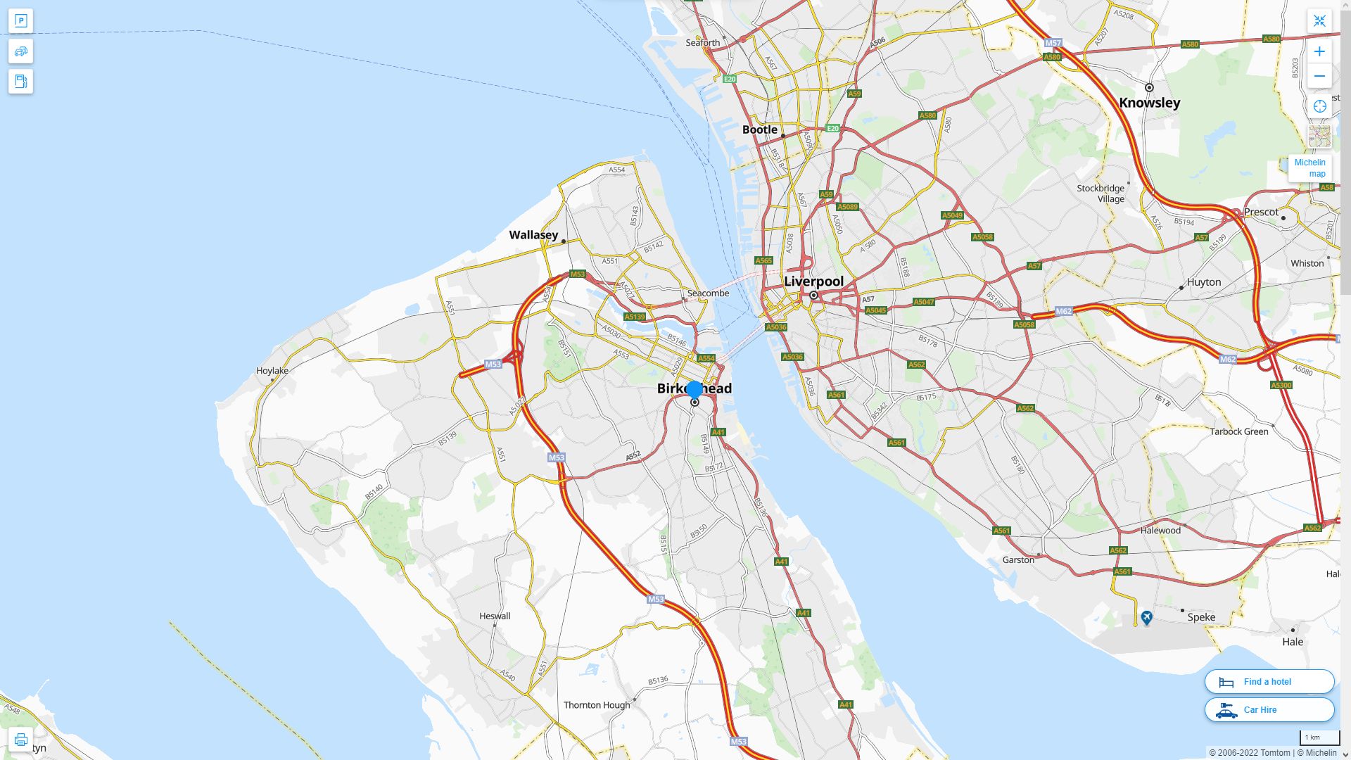 Birkenhead Highway and Road Map